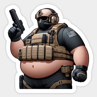 Tactical Fatman Sticker